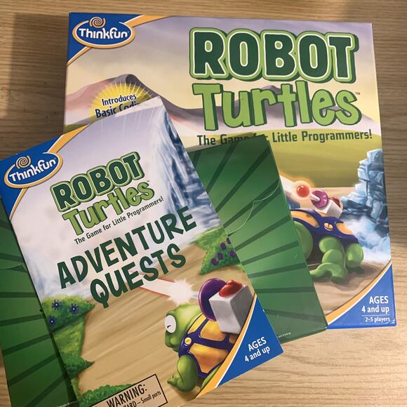 Thinkfun | Games | Thinkfun Robot Turtles Board Game Adventure Quests ...
